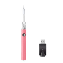 510 Thread Soldering Iron 3-Level Temperature Iron Pen with Soldering Iron Tip 1100mAh USB Rechargeable