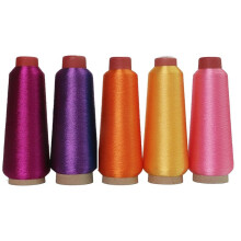 Luxurious Metallic Embroidery Thread Kit - 5Cones, 3000M Each, Total 15000M for Decorative Sewing