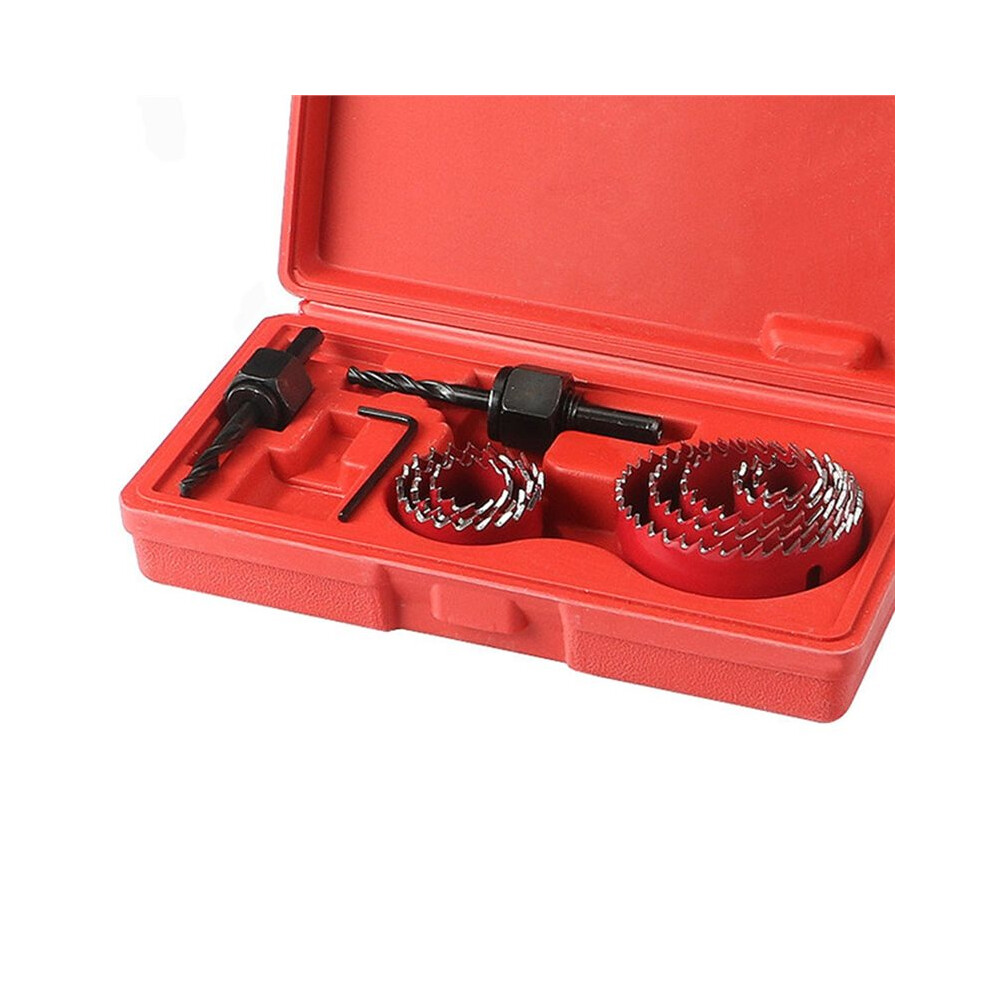 19-127Mm Hole Saw Set For Wood, Pvc, Plastic & Metal - Woodworking Crown Drill Bits 4714120362202