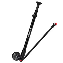 Riderace Bicycle Bike Air Shock Pump with High-Pressure Gauge for Schrader and Presta Valves