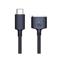 2M USB Type C to -Safe 3 Magnetic Charger Cord Laptop Charging Cable Converter PD 140W for  Air/Pro A2442 A