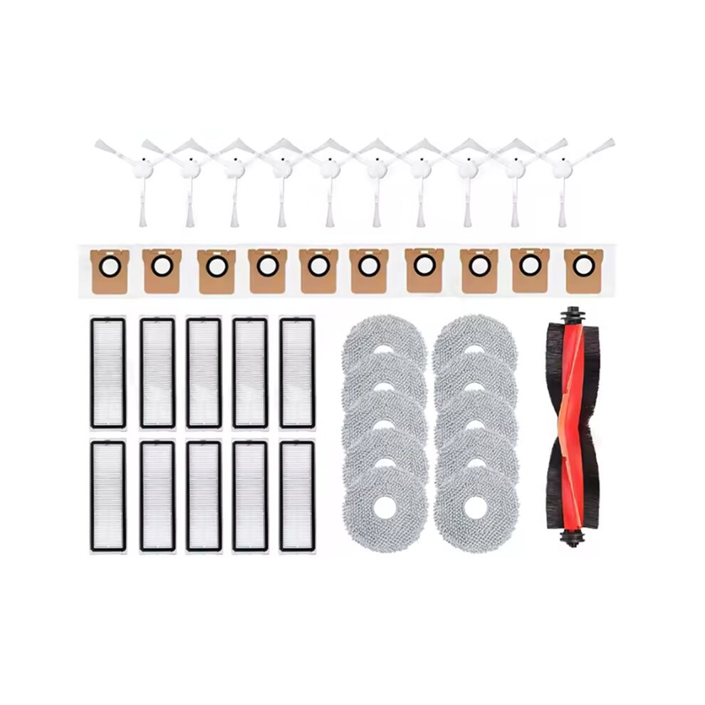 For Robot Vacuum X20+, X10+ / X20 X10 Vacuum Cleaner Parts Main Side Brush Mop Cloth Hepa Filter 6031487772146
