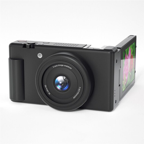 Compacte Digitale Camera, 5K, 18x Digitale Zoom, Vintage Vlog-Videorecorder, Scherm, Selfie-Webcam 2