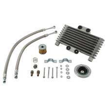 Motorcycle Oil Cooler Radiator Kit for  GS GN GZ 100CC-400CC 125MI Aluminum Engine Cooling Motocross Dirt Bike