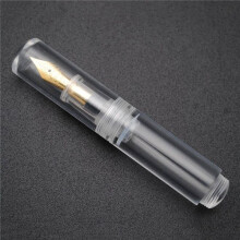 2X Penna Stilografica Tascabile con Contagocce Penna A Inchiostro con Pennino F Penna A Inchiostro Portatile Penna Tascabile Trasparente
