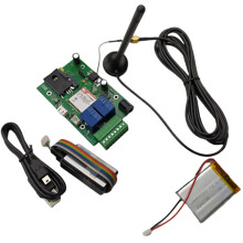 RTU5015  GSM Fernplatine mit Zwei Alarm EingäNgen und Einem Relais Ausgang Sowie Einer SMS Steuerung Batterie für Ausschalt Alarm
