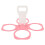 Foldable Cup Holder - 4-Hole Capacity Beverage Tray, Reusable, Portable Cup Holder, Hand-Held Cup Holder 1
