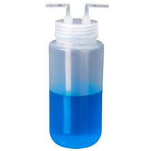 500-Ml-Chemikalienwaschflasche Aus Polyethylen, Bruchfest, Lichtdurchlässig, für Laborzwecke