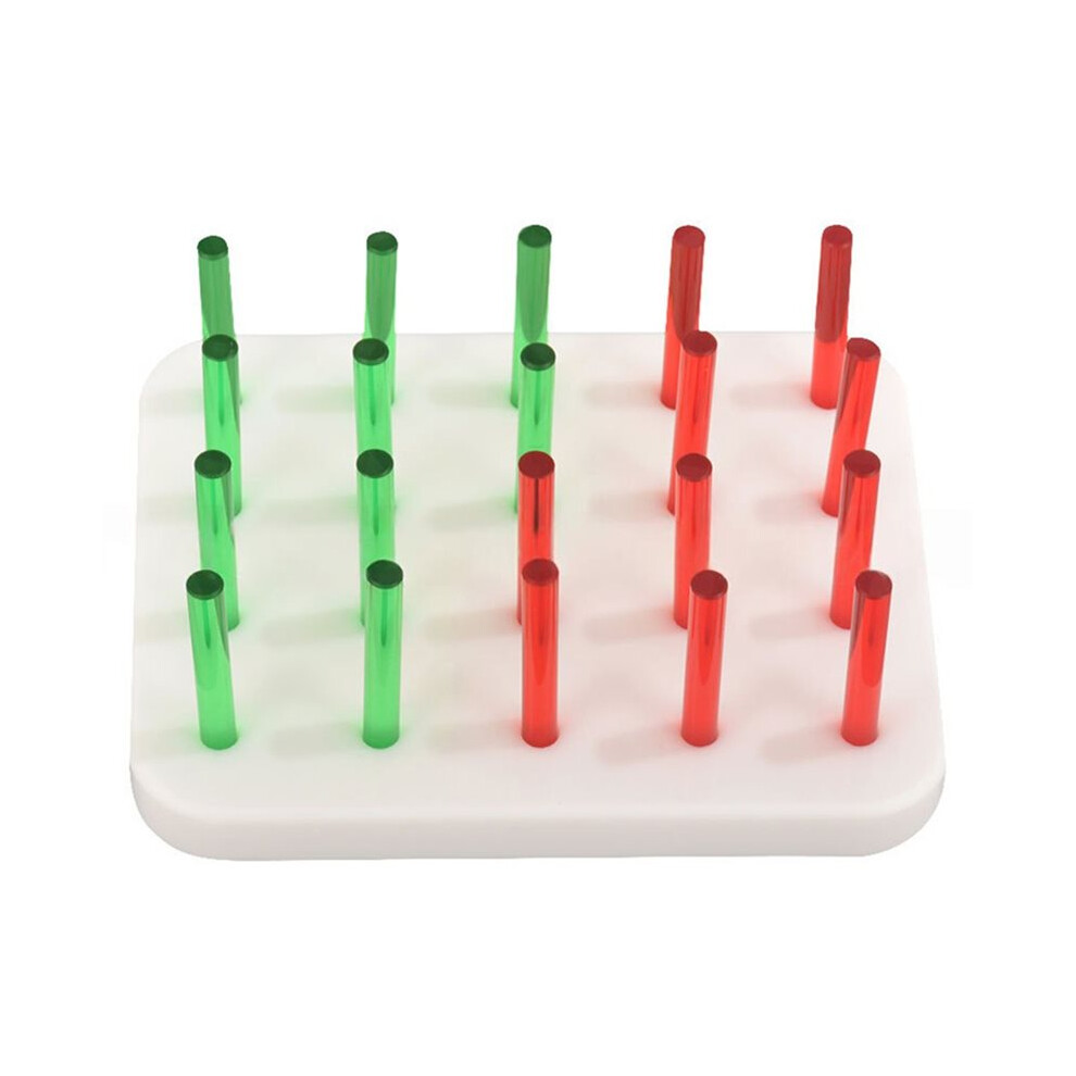 Finger Training Device for the Elderly, Acrylic 20-Hole Pegboard, Rehabilitation Training Tool, Finger Strength Training
