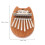 1Pièces Mini Kalimba Bois 8 Clés Instrument Doigts Multicolore 2