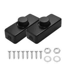 Zweiteiliges Dimmer-Set, LED-Dimmer, Leistung 3-100 W, LED-Licht-Dimmschalter, Netzkabeldimmer, Wechselstrom 220-240 V.