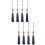 8Pièces Pompons Suspendus Multicolores Pour Décoration DIY Maison 8
