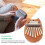 1Pièces Mini Kalimba Bois 8 Clés Instrument Doigts Multicolore 10