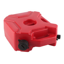 Red 5L/1.3 Gallons Portable Fuel Oil Tank for Cars Motorcycles UTV ATV