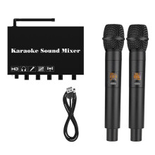 -Compatibele Karaoke-Speler/Mixer, Draadloze Home Cinema-Speler voor -Tv'S, Pc'S, Soundbars, Versterkers en Luidsprekers voor Thuis-KTV