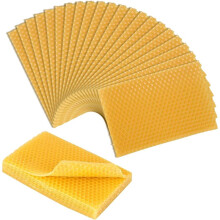 100PCS Beeswax Sheets for Candle Making DIY  Candle Making Supplies Eco-Friendly & Family-Friendly for Kids Adults
