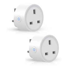 Plug,WiFi Outlet Works for Alexa,,Home,IFTTT,SmartThings,Wireless Socket, 2packs (WIFI-2packs) UK Plug