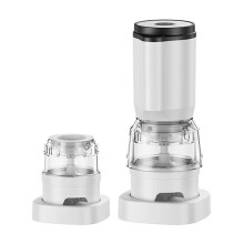 Electric Pepper Grinder Set Automatic Salt and Pepper Mills Adjustable Coarseness One-Handed Operation Grinder A
