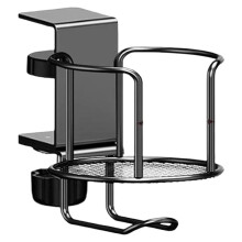 Suporte de Mesa Anti-Derramamento - Organizador Multifuncional para Bebidas e Fones de Ouvido, Ideal para Escritório e Jogos