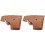 2Pièces Housse De Protection Hachette Cuir Épais Marron Pour Camping 2