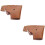 2Pièces Housse De Protection Hachette Cuir Épais Marron Pour Camping 6