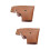 2Pièces Housse De Protection Hachette Cuir Épais Marron Pour Camping 7