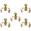 24Pièces Modèles Bois Kaki Pour Bricolage, Décor Miniature Créatif 2