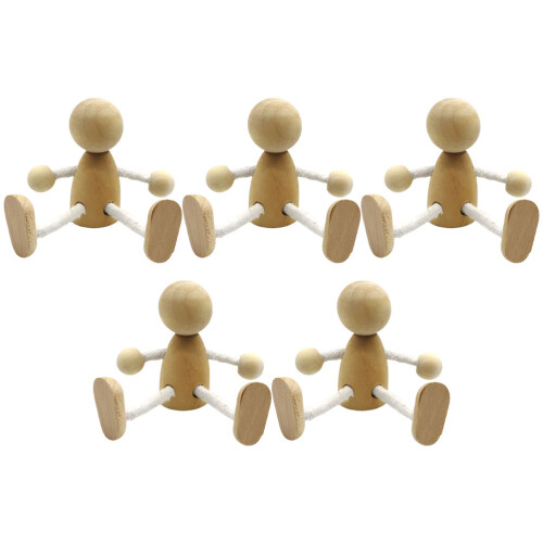 24Pièces Modèles Bois Kaki Pour Bricolage, Décor Miniature Créatif 2