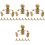 24Pièces Modèles Bois Kaki Pour Bricolage, Décor Miniature Créatif 5