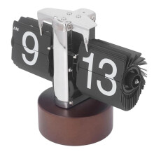 Automatic Page-Turning Clock with -Turning Function, High-Tech Feel, Suitable for Home Decoration.