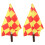 4Pièces Drapeaux Signalisation Sportive Main Antidérapants Assortis 10