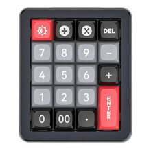 K812 Mechanical Keyboard Wired Hot Swappable Numpad RGB Mechanical Gaming Keyboard Programmable for Win//Game Black