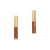 2Pièces Stylos Plume Calligraphie Bois Métal Multi Usage Bureau École 6