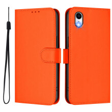 Wallet Case PU Leather Flip Cover with Card Holder Kickstand Strap Shockproof Design for iPhone XR