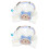 2Pièces Collier Chat Bleu Polyester Adorable Noeud Papillon Résistant 4