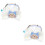 2Pièces Collier Chat Bleu Polyester Adorable Noeud Papillon Résistant 5
