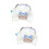 2Pièces Collier Chat Bleu Polyester Adorable Noeud Papillon Résistant 6
