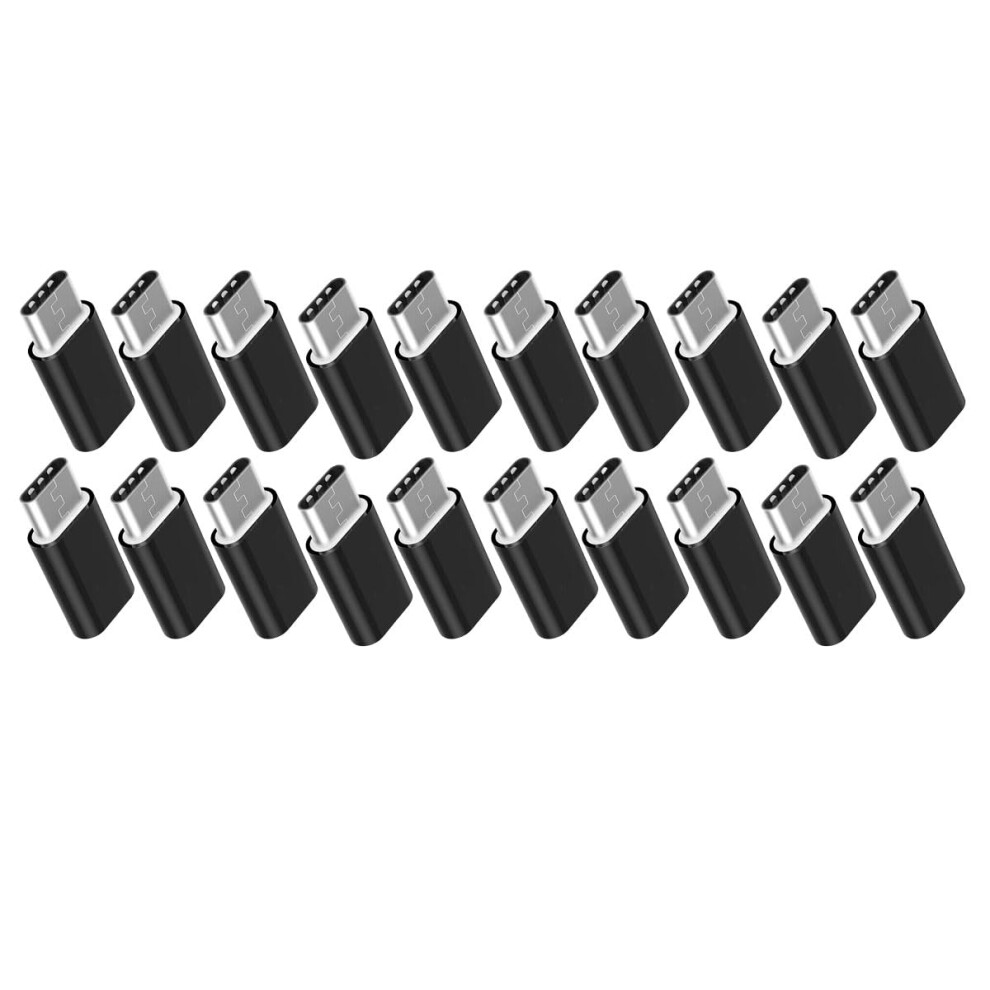 20 Pack Usb C To Micro Usb Adapter Fast Charging Plug And Play Durable Type C Converter For Android 9092120949193