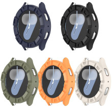 Case and Screen Protector Set for Samsung Galaxy Watch 7 40mm, Shockproof Bumper Armor Full Color Protection 5pcs
