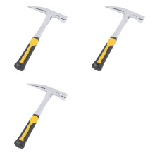 3X Geological Exploration Hammer Pointed Mineral Exploration Geology Hammer Hand Rock Hammer,Pointed Mouth