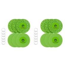 12 Pack 4.5 Inch (115mm) Diamond Grit Rock Slab Grinding Disc for Cutting and Grinding of Ceramics, Tiles and Marble