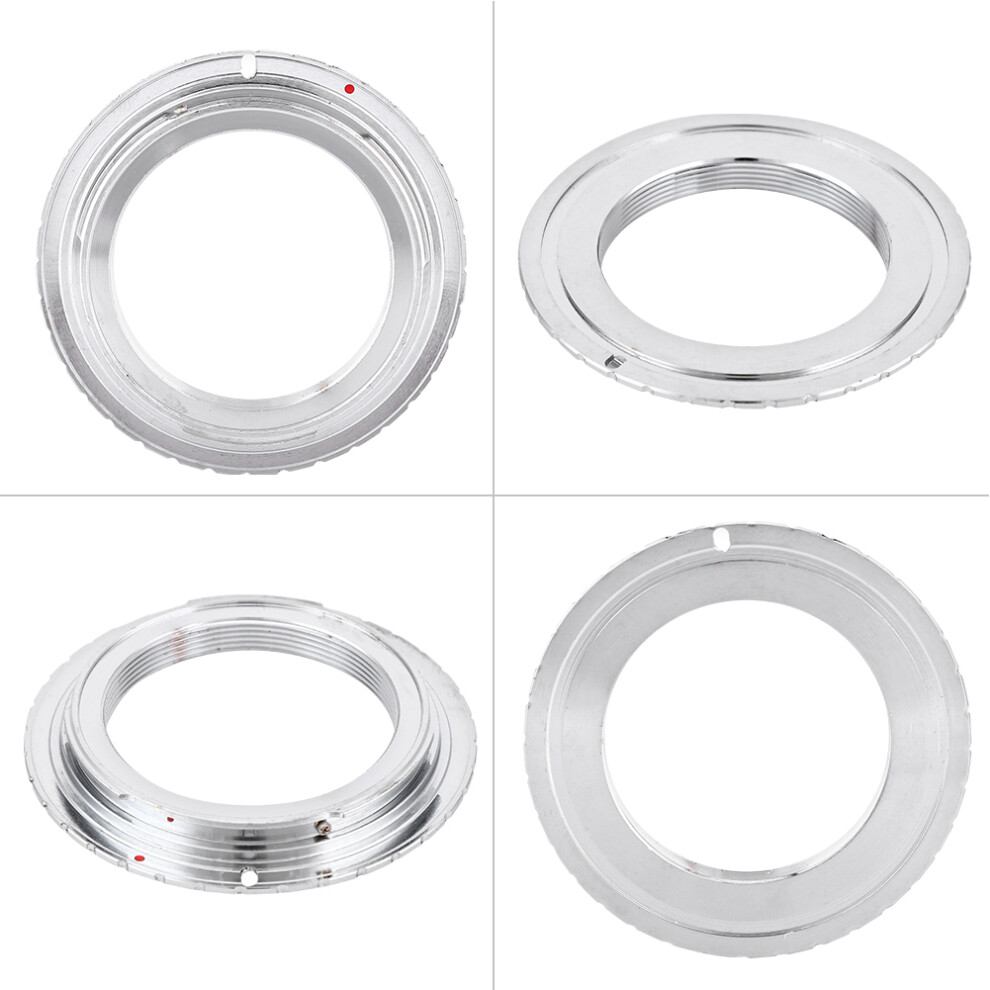 M42 To Eos Lens Adapter Ring Â Aluminum Alloy, Manual Focus Silver 4061388795533