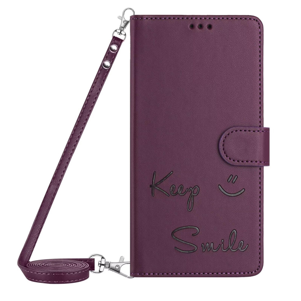 Leather Wallet Flip Case For Oneplus Nord Ce2 5G, Rfid Blocking Magnetic Folio Cover Dark Purple 9092120948837