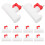 10Pcs Automatic Chicken Waterer With Ball Valve Poultry Drinker 10