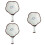 3Pcs Durable Ceramic Ink Brush Trays Ink Dishes for Office and Study 7