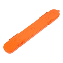 (Orange) Portable Chainsaw Chain Storage Case - Universal Holder