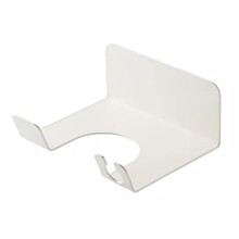 Hair Dryer Holder Wall Mounted NoDrill Waterproof Adhesive Bathroom Organizer with Plug Hook Onecolor