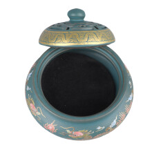 Ceramic Colour Enamel Incense Burner | Exquisite Retro Cone Holder