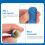 2Pièces Housses En Cuir Bleu Pour Ciseaux De Coiffure Protection 3