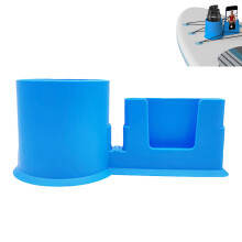 (Blue) Kayak Drink Holder for Cups, Cans & Phones